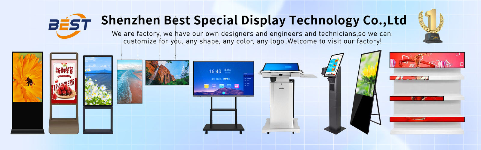 Display de sinalização LCD