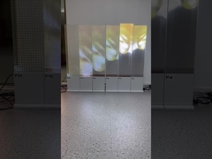 Display do produto do ecrã de filme LED e comparação de vários modelos