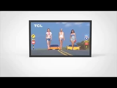 Sinalização digital à prova d'água IP66 exterior 55 polegadas 5000nit UHD Alumínio de liga de grau de aviação