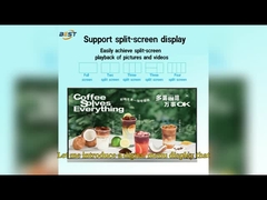 Commercial Digital Tabletop Menu Displays Mesa Publicidade Poster Stand Desktop Hotel