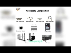 Tela LED de aluguel externa à prova d'água P3/P4/P5/P6/P10 para tela gigante de publicidade em estádio