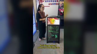 Placa de escrita LED de sinalização digital de 21,5 polegadas