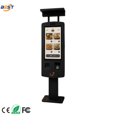 Qualidade  32 Inch Outdoor Drive Through Ordering Kiosk IP65 2500nits Floor Standing for Fast Food Chains Fábrica