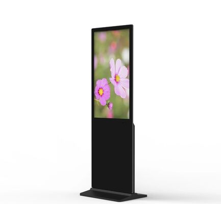 Sinalização digital LCD interior de 55 polegadas com sistema operacional Android e 350 Cd / m2 de brilho para alta visibilidade