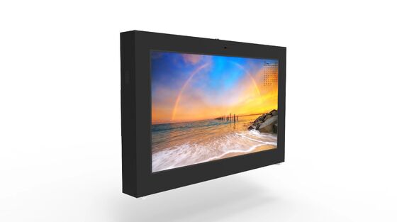55/65 polegadas IP65 à prova d'água de sinalização digital LCD externa com display LCD de toque de brilho de 2500 Cd/m²