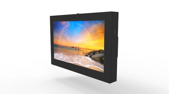 Sinalização digital LCD exterior com brilho de 2500Cd/m2, ângulo de visão de 178°/178° e CPU Quad-core Cortex-A17