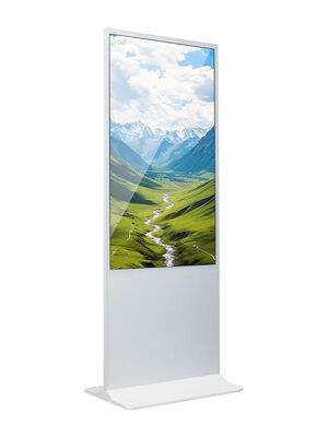 55 polegadas Android OS LCD Digital Signage com 350 Cd / m2 Brilho para tela de exibição de publicidade interna / externa