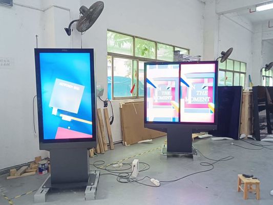 43 75 polegadas tela sensível ao toque painel LCD vertical stand publicidade display led máquina de publicidade full hd grande publicidade s