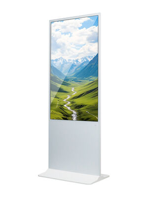 55 polegadas Indoor LCD Digital Signage com 350 Cd/m2 de brilho e Android OS para publicidade e tela de exibição