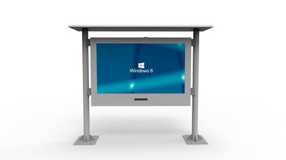 Sinalização digital LCD exterior com 2500Cd/m2 Brilho CPU Quad-core Cortex-A17 e ângulo de visão de 178°/178°