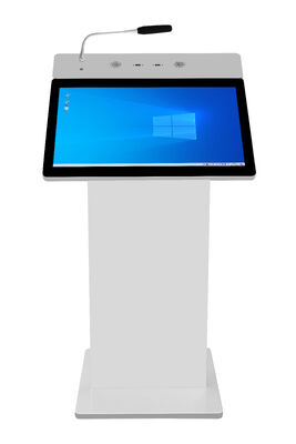 23.6 polegadas Electronic Lectern Podium com Intel i5 6th CPU e 350 Cd/m2 Brilho para Ensino Interativo