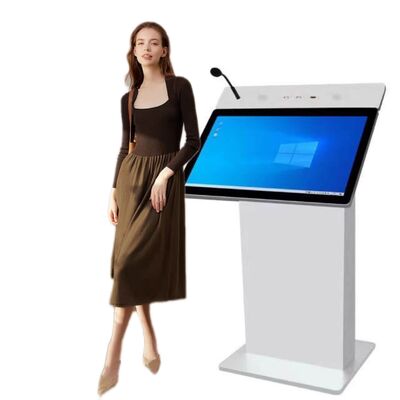 E-Learning Smart Lectern com Intel i5 6a CPU, 27 polegadas Display e 350 Cd/m2 Brilho para Smart Teaching