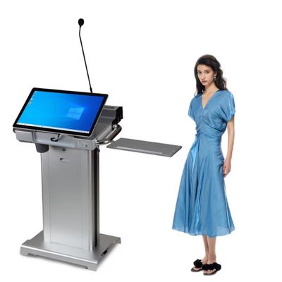 Multilíngue Multimédia Podium Lectern Foldable Smart Lectern