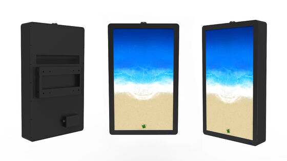 Display de sinalização digital LCD exterior de 55 polegadas com 2500Cd/m2 de brilho e 1920*1080 de resolução