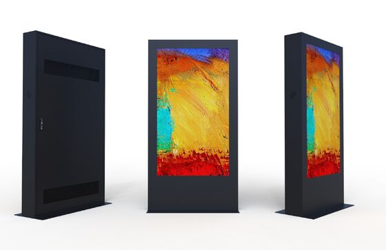 Display LCD exterior à prova d'água de 55 polegadas com brilho de 2500 nits para sinalização digital e publicidade