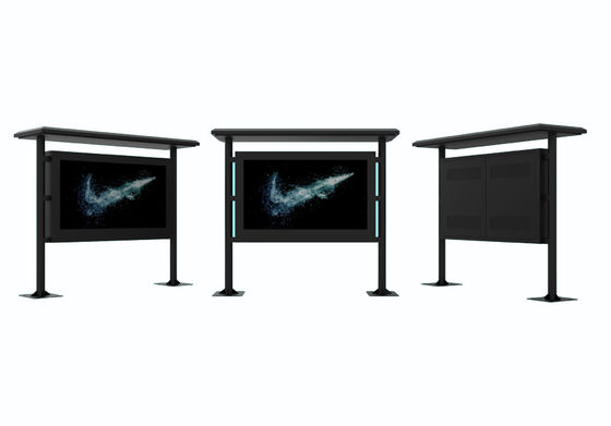 Outdoor LCD Signage Smart Touchscreen Digital Display Totem Media Player Sinalização digital
