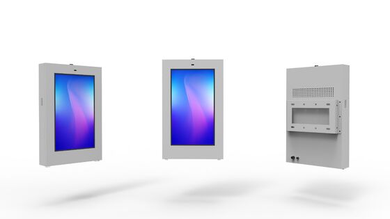 Sinalização LCD externa com CPU Cortex-A17 quad-core de brilho de 2500nits e tela de sinalização digital com ângulo de visão de 178°/178°