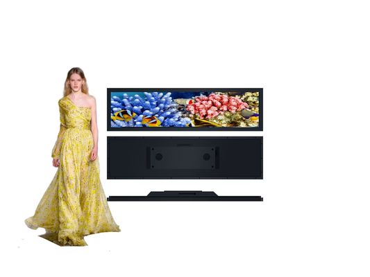 Monitor de tela larga Display de barra LCD estirada 29,3 polegadas Para prateleira de supermercado