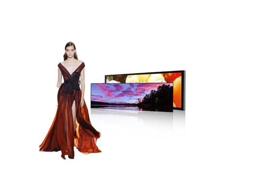 Prateleira de publicidade digital Ecrã LCD de borda Cartão de sinalização digital OEM ODM