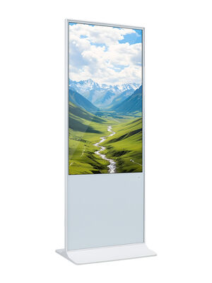 55 polegadas Android OS Touch Screen Kiosk com 350nits Brilho LCD Publicidade Display Digital Signage