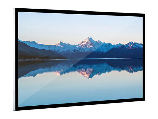 Sinalização digital de 65 polegadas com painel LG / BOE original A + e 350 Cd / m2 de brilho do leitor publicitário