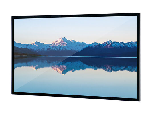 Sinalização digital Android super fina com Cortex-A17 quad-core e reprodutor de publicidade LCD com brilho de 350 Cd/m²