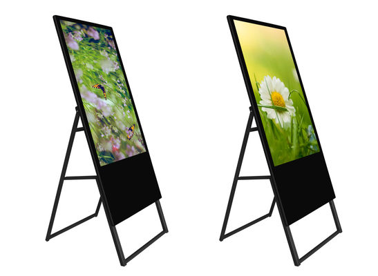 Edifício interno Smart Kiosk Display de publicidade LCD vertical Painel interativo Sinalização digital Totem Piso de pé Tela táctil Android