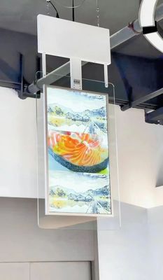 Display de sinalização digital da janela de 55 polegadas LCD de alta luminosidade