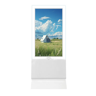 Piso em pé Sinalização digital LCD interior 55 polegadas Ultra Slim Sinalização digital de publicidade