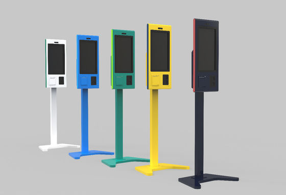 Kiosco de Toque Android Windows 15.6 21.5 32 polegadas Kiosco de Pagamento de autoatendimento com impressora térmica Scanner de código QR