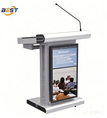 Smart Podium com Multi Points Foil Touch 350 Cd/m2 Brilho e 8GB de RAM para apresentações aprimoradas