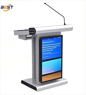 TFT 8GB de RAM Podium Digital Multimédia com 350 Cd/m2 Brilho e 1050mm Ergonomia Altura para apresentações de negócios