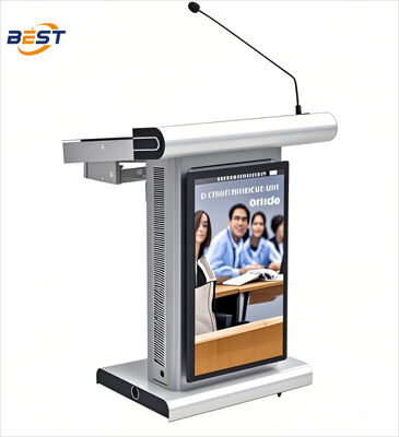 8 GB de RAM Smartboard Podium com 350 Cd / m2 Brilho e Multi Points Foil Touch para sala de aula