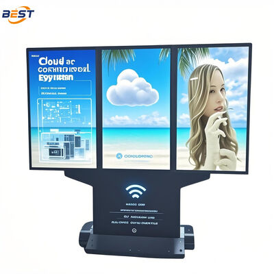 Sinalização digital exterior com IP66 impermeável, 50000 horas de vida útil e compatibilidade multi-OS para Android Windows Linux