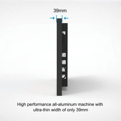 Sinalização digital LCD exterior com 30 mm de espessura IK10 vidro temperado e IP66 weatherproof para publicidade