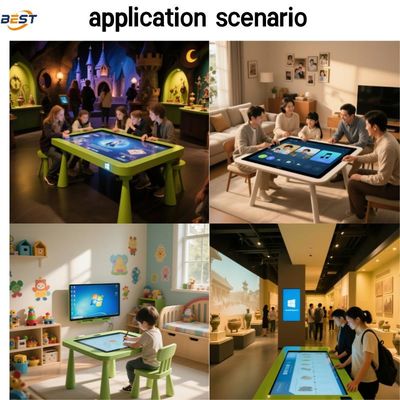 32/42/55 polegadas Android Multi-Touch Restaurante Touch Screen Table para encomenda de alimentos Resolução máxima 3840X2160