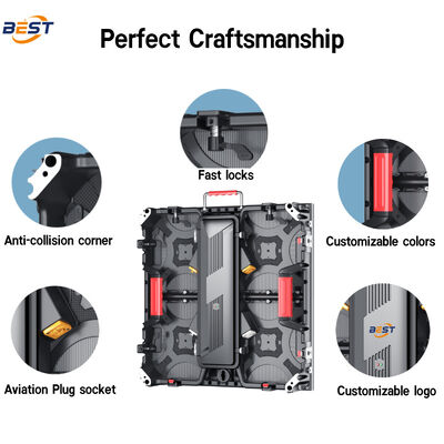 Painel de Publicidade de Aluguel LED Interativo Móvel, Sinalização, Controle em Nuvem, Parede de Vídeo Modular