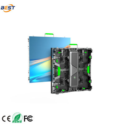 Gabinete de display LED de alta densidade P2.6/P2.9 Painel de tela personalizado para aluguel para exposições