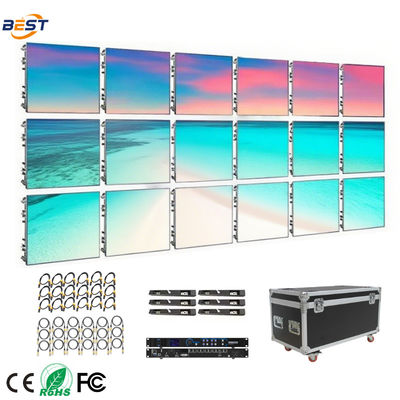Tela de LED para aluguel interno P0.9/P1.25/P1.86/P2.5/P3.91 Painel de parede Matrix Personalizado
