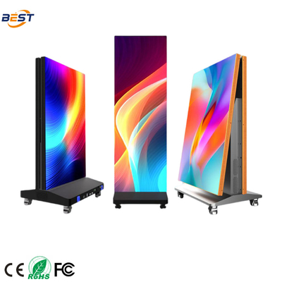 Ecrã de exibição de cartazes LED para interiores P2.5 1920x640mm Serviço frontal