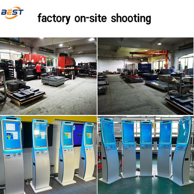 Quiosque de pagamento de autoatendimento de alta resolução com CPU Intel Core I3 para restaurantes e lojas