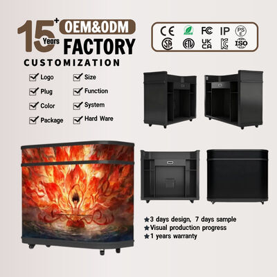 A tela comercial SMD1515 IP43 3840Hz do diodo emissor de luz da recepção do GOB P2.5 altamente atualiza a taxa