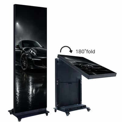 P2.5 Display de cartazes LED dobráveis portáteis de alto brilho 640x1920mm