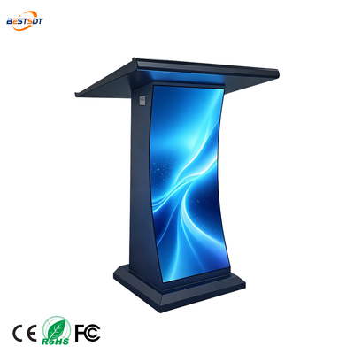 P1.8 P1.53 P1.25 GOB LED Tela de pódio 320x960mm Novastar Assíncrono com fechadura Rodízios de gabinete Instalação de palco