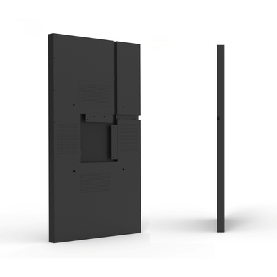 43 49 55 65 75 polegadas de parede montada caixa de luz tela 4K Android publicidade display 2000 Nits