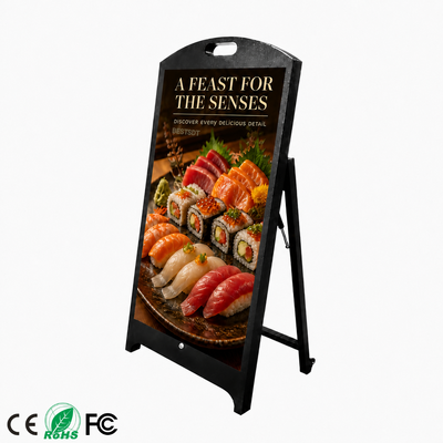 Smart Control LED Poster Display App U Disk Cloud WiFi Speaker Outdoor IP65 Digital Sign